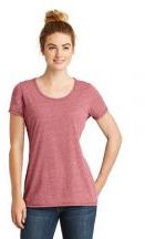 New Era ® Ladies Tri-Blend Performance Scoop Tee